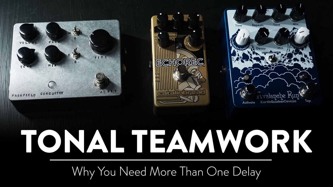 Why you need more than one delay pedal on your board