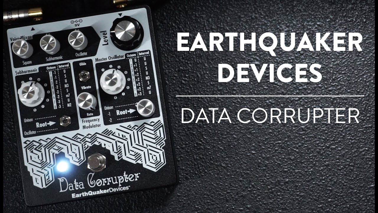 EarthQuaker Devices Data Corrupter Modulated Monophonic Harmonizing PLL Demo