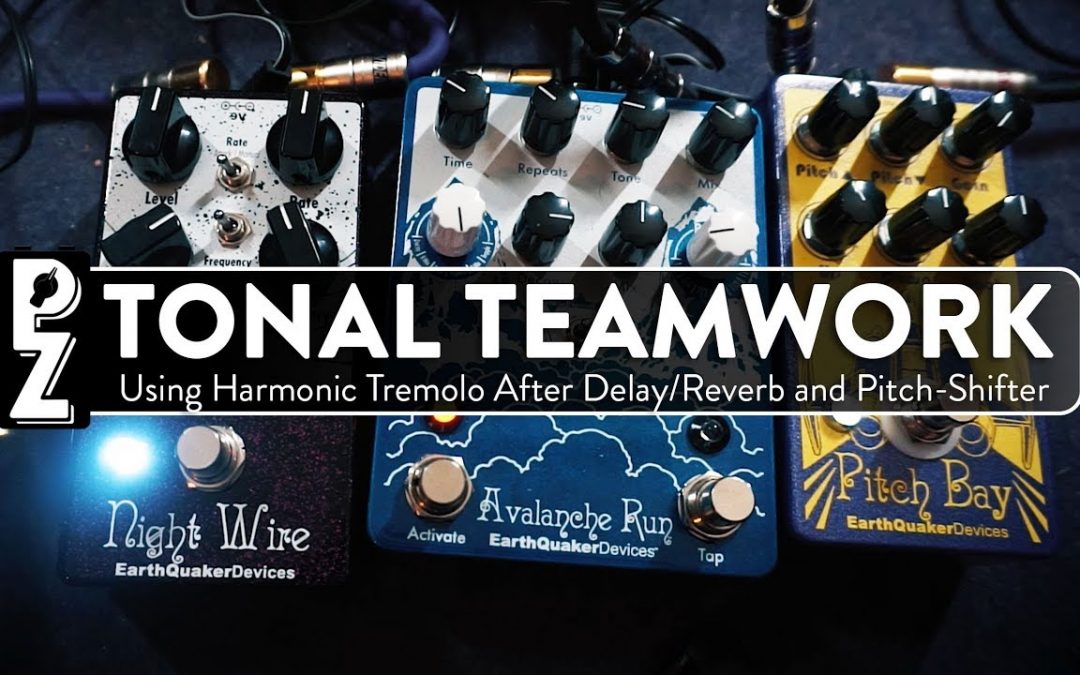 Harmonic Tremolo After Delay/Reverb and Discovering New Cool Synth Sounds