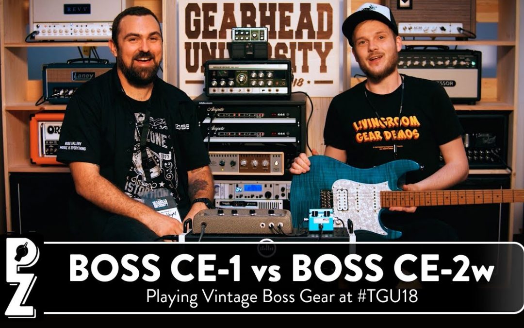 Vintage Boss CE1 vs Boss CE-2w at TGU18