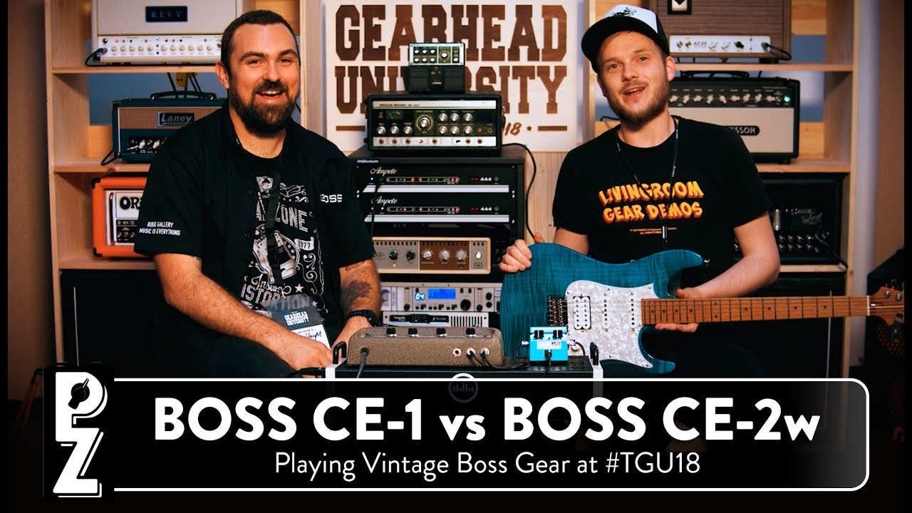 Vintage Boss CE1 vs Boss CE-2w at TGU18
