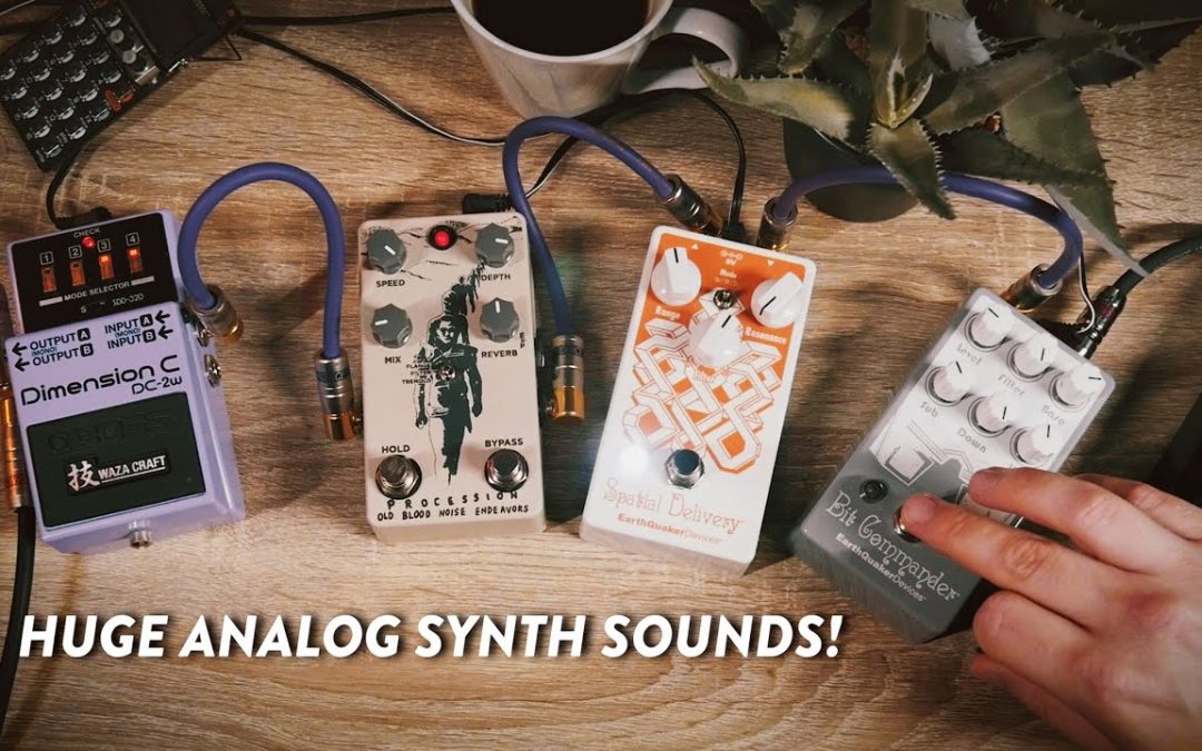 How to Make Old-School Analog Synth Sounds on Guitar