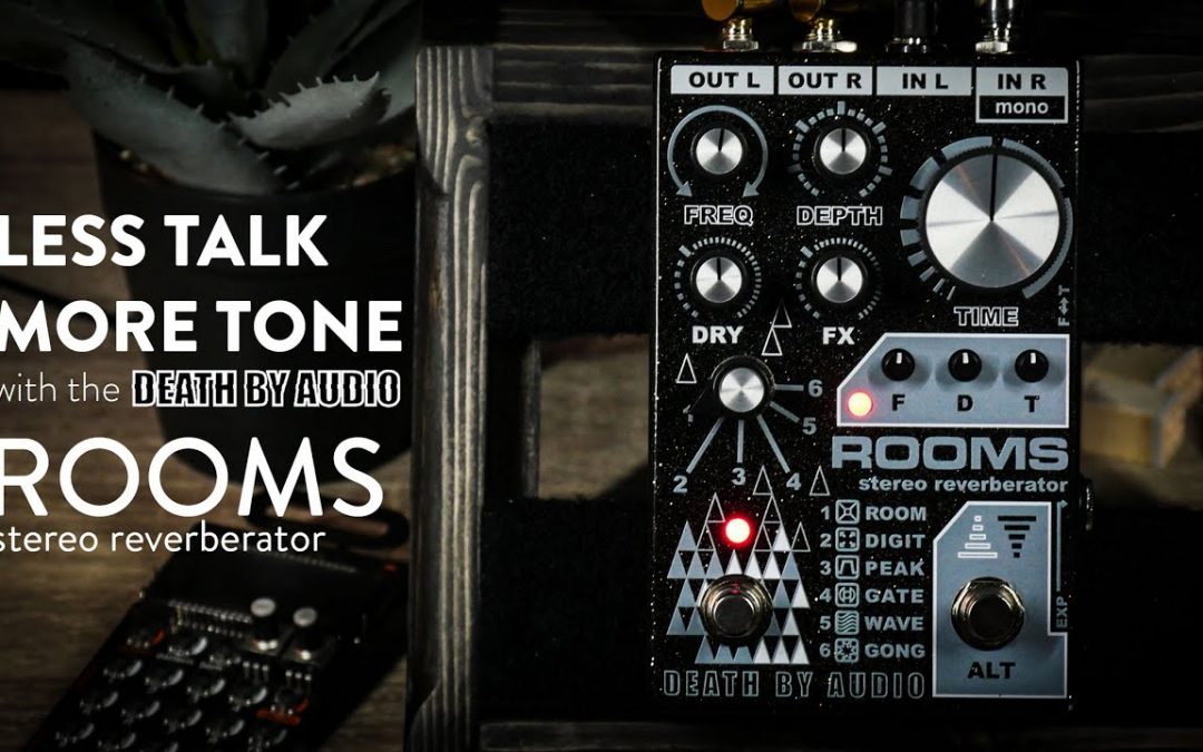 Death By Audio ROOMS Stereo Reverberator Demo