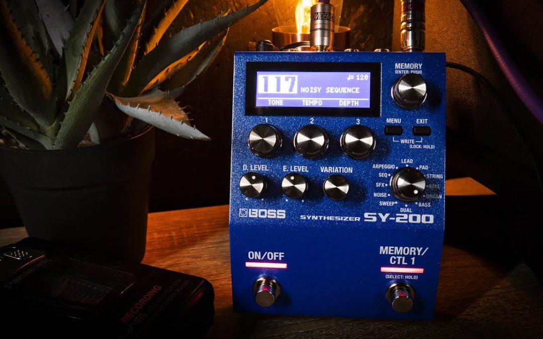 Boss SY-200 Guitar Synthesizer Pedal Demo