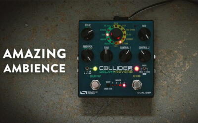 Source Audio Collider Stereo Delay/Reverb Pedal Demo