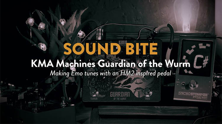 Making Emo/Shoegaze tunes with an HM-2 inspired pedal – KMA Machines Guardian of the Wurm